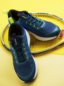 Jack & Jones - Blue Contrast Mesh Sneakers