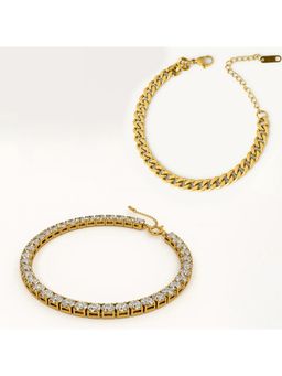 Palmonas - Diamond Affair Bracelet and Chunky Small Bracelet Set