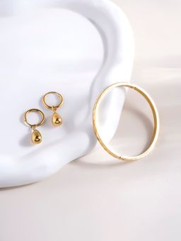 Palmonas - Gilded Haze and Waterdrop Hoop Jewellery Set