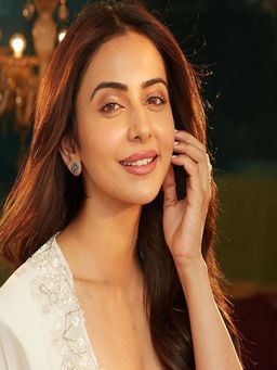 Accessher - Traditional Gold Tone Round Oxidised Stud Earrings