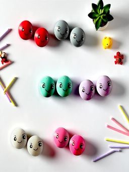 Accessher - Cartoon Style Earrings (Pack of 6)