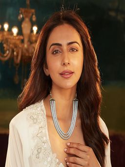 Accessher - Gold Multistrand Pearl Moti Mala Necklace