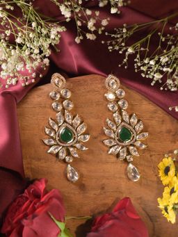 Swan Jewels - Jina Kundan Dangler Earrings