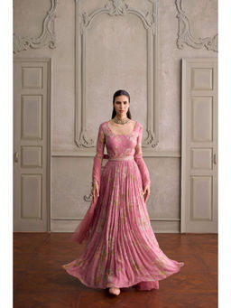 KALISTA - Sanya Pink Anarkali With Dupatta