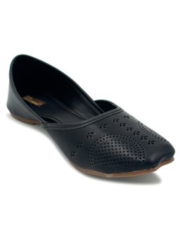 Desi Colour - Womens Black Lucky Juttis