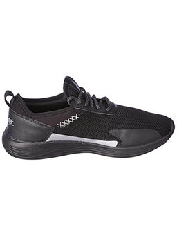 Lee Cooper - Mens Black Casual Lace Up Sneakers