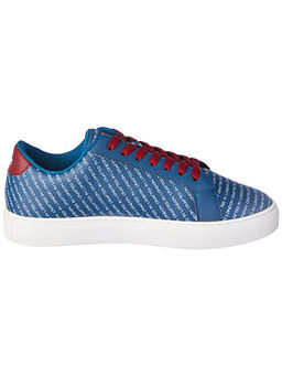 Lee Cooper - Mens Navy Blue Casual Lace Up Sneakers