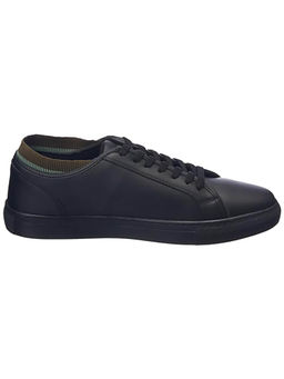 Lee Cooper - Mens Black Casual Lace Up Sneakers