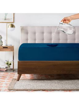 Story@Home - Waterproof and Dustproof Terry Cotton Mattress Protector King Size, Blue