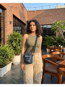 NO MORE - Blue Sling Bag