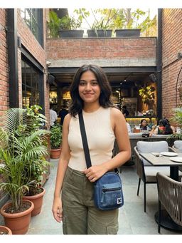 NO MORE - Blue Sling Bag