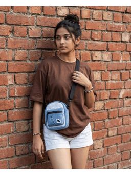 NO MORE - Blue Sling Bag