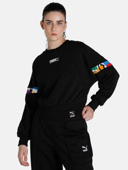 Puma - Pi Crew Women Black Sweatshirt