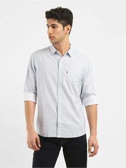 Levi's - Men Collar Neck Blue Shirt