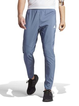 adidas - Blue Solid Regular Fit Trackpant