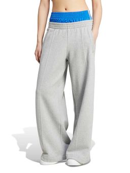 adidas - Grey Solid Relaxed Fit Trackpant