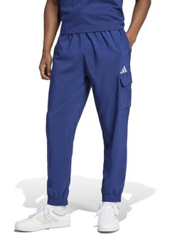 adidas - Blue Solid Regular Fit Joggers