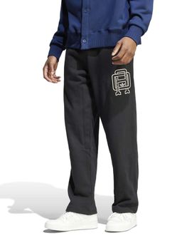 adidas - Black Solid Regular Fit Trackpant