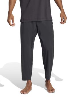 adidas - Black Solid Regular Fit Trackpant