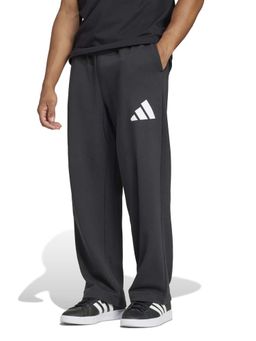 adidas - Black Solid Regular Fit Trackpant