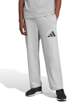 adidas - Grey Solid Regular Fit Trackpant