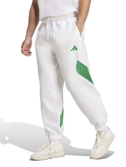 adidas - White Solid Regular Fit Joggers