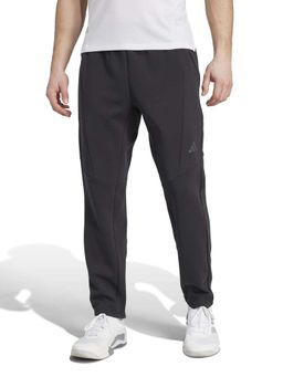 adidas - Black Solid Regular Fit Trackpant