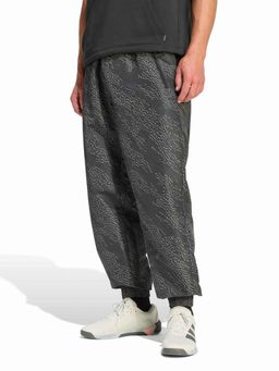 adidas - Grey Printed Regular Fit Joggers
