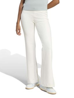 adidas - White Solid Regular Fit Trackpant