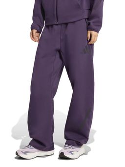 adidas - Purple Solid Regular Fit Trackpant