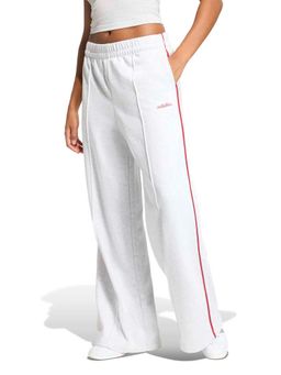 adidas - White Solid Regular Fit Trackpant