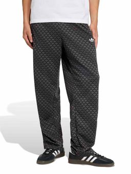 adidas - Black Printed Regular Fit Trackpant