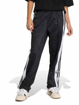 adidas - Black Printed Regular Fit Trackpant