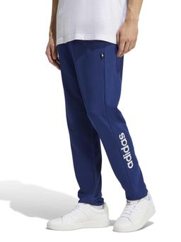 adidas - Blue Solid Regular Fit Trackpant