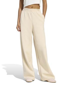 adidas - Beige Solid Regular Fit Trackpant