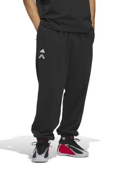 adidas - Black Solid Regular Fit Joggers