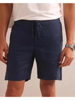 B Label - Navy Blue Bonzai Relaxed Shorts