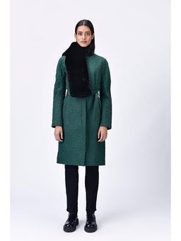 Genes Lecoanet Hemant - Semi-Fitted Trench Coat with Tie-Up Belt