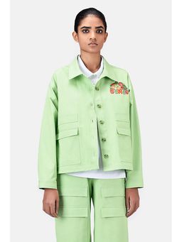 Genes Lecoanet Hemant - Mint Breeze Embroidered Jacket