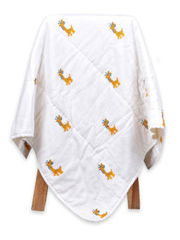 Moms Home - Organic Cotton Baby AC Quilt Giraffe - 0-3 Years