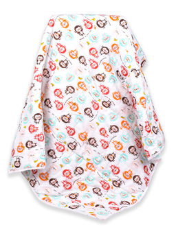 Moms Home - Organic Cotton Baby AC Quilt Colorfull Monkey - 0-3 Years