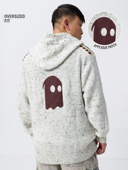 The Souled Store - Originals Cookies and Cream Men Oversized Pullovers Sweater