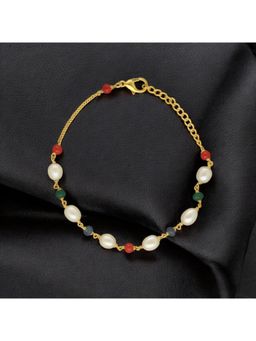 Sri Jagdamba Pearls - Multicharm Holder Pearl Bracelet