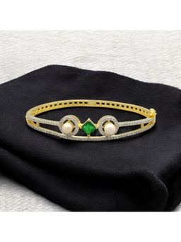 Sri Jagdamba Pearls - Green Imperial Radiance Stone Bracelet