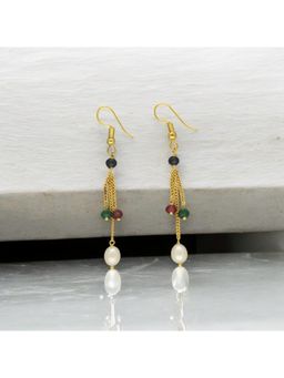 Sri Jagdamba Pearls - Whirl Pearl Earrings