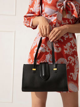 Twenty Dresses by Nykaa Fashion - Black I Choose You Handbag