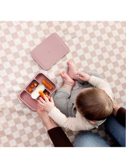 ezpz - Mauve Baby-Led Weaning Fda Grade Travel Box (6-12 Months)