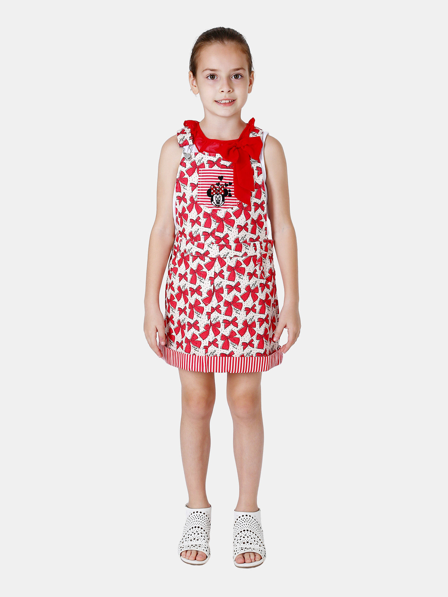Disney Red Minnie Mouse Dungaree Online 