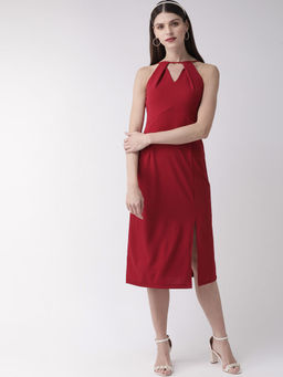Twenty Dresses by Nykaa Fashion - Red Holding Onto Style Dress