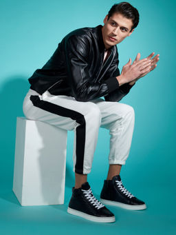 Saint G - Artemis Black Handcrafted Leather Sneakers